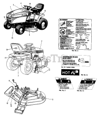 Simplicity 1692077 - Simplicity Broadmoor 44" Lawn Tractor, 16hp