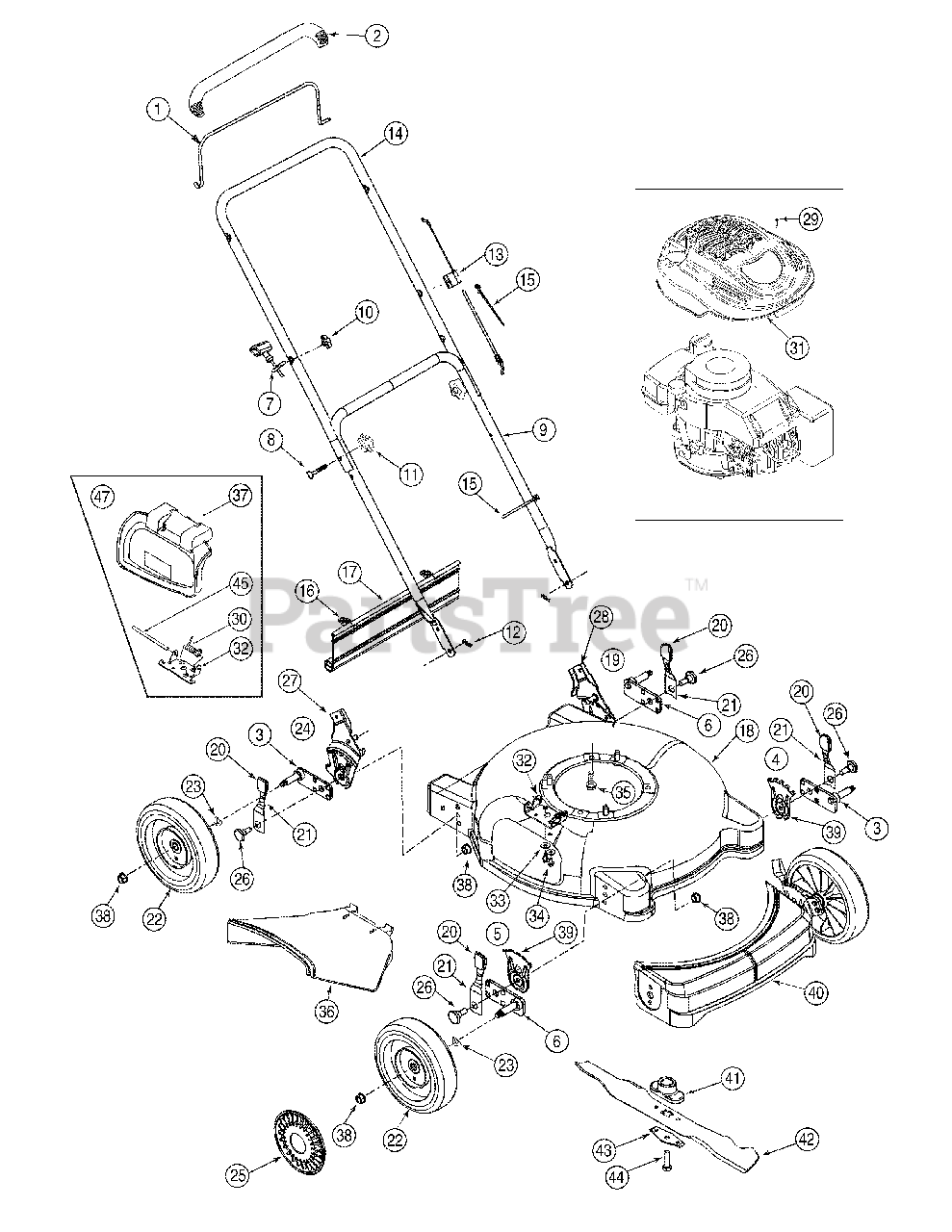 Columbia 11A109Q597 Columbia 20" WalkBehind Mower (2008) General