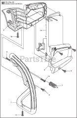 Husqvarna 236 e - Husqvarna Chainsaw HANDLE &amp; CONTROLS