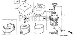 Honda GX270 VDE2 (GCAB) - Honda Engine, Made in Japan (SN: GCAB-1000001 - GCAB-1999999)