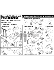 Cub Cadet 59A30042 (59A30042150) - Cub Cadet Power Assist Dump Hopper att Unit Parts Lists