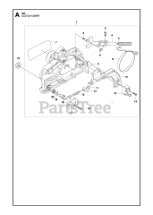 Husqvarna 460 - Husqvarna Chainsaw (2013-01) CLUTCH COVER
