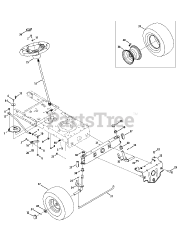 Craftsman 247.288831 (13AN77SS299) - Craftsman Lawn Tractor (2012) (Sears)