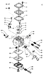 Poulan GLT 770 - Poulan String Trimmer CARBURETOR ASSEMBLY