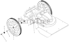 Gravely 911704 (PRO-24) - Gravely 24" Walk-Behind High-Wheel Mower, CARB (SN: 000101 & Above)