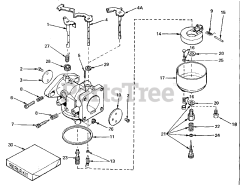 Tecumseh WALBRO-631941 - Tecumseh Carburetor