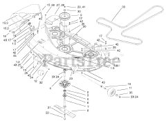 Toro 74401 (Z 17-44) - Toro 44" TimeCutter Zero-Turn Mower (SN: 220000001 - 220999999) (2002)