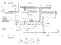 Cub Cadet GT 1054 (14AK94AK056) - Cub Cadet 54" Garden Tractor (2013) Electrical Schematic