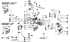 Weed Eater 1700 - Weed Eater String Trimmer STARTER, &amp; SHROUD
