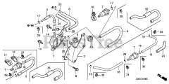 Honda GX620 U1 QZB2 (GCARK) - Honda Engine, Made in Japan (SN: GCARK-1000001 - GCARK-9999999) FUEL PUMP
