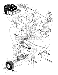 Briggs & Stratton 309001x48A - Briggs & Stratton 30" Rear-Engine Riding Mower (2003) (Mills)