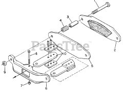 Cub Cadet 1604 (143-580-100) - Cub Cadet Garden Tractor Caliper Brake Assy-582-SN 736125 Thru 739339 &amp; 7