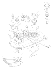 MTD 13AX915T004 - MTD Gold Lawn Tractor (2010)