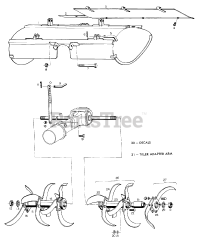 Toro 07-40TL01 - Toro 40" Tiller Attachment (1981)