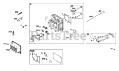 Briggs & Stratton 33S877-0037-G1 - Briggs & Stratton Vertical Engine Cylinder Head Group