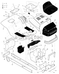 Murray 42567x30A - Murray 42" Lawn Tractor (1998)