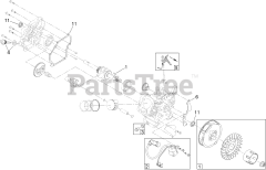 Toro 38473 (518 ZE) - Toro 18" Power Clear Snow Thrower (SN: 316000001 - 316999999) (2016) Engine Assembly No. 2