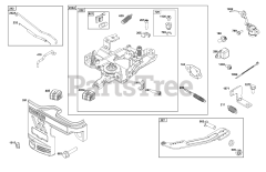 Briggs & Stratton 12V332-0016-F1 - Briggs & Stratton Horizontal Engine Controls Group