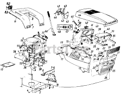 Hechinger 06-449714 (131-689G372) - Hechinger Lawn Tractor (1991)