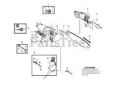 Poulan Pro U 5500 P (579257601) - Poulan Pro Pole Pruner Attachment (2011-10)