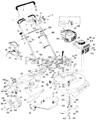 MTD 12872-7 - MTD Walk-Behind Mower (1987)
