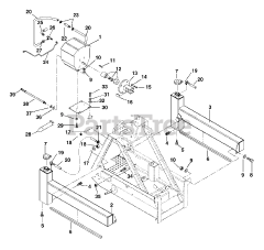 Gravely 950004 (200) - Gravely Skidster without Trencher Valve, 20hp Honda (SN: 000101 - 000499)