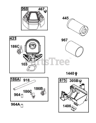 Briggs & Stratton 44J677-0015-G1 - Briggs & Stratton Vertical Engine