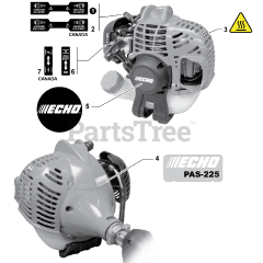 Echo PAS-225 - Echo PAS Series Powerhead (SN: T44912001001