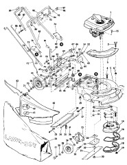 Lawn-Boy 5501 - Lawn-Boy Walk-Behind Mower (SN: 300000001 - 399999999) (1973) Model 8229c Self-Propelled Mower Parts List