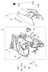 Echo CS-4510 - Echo Chainsaw (SN: C97312001001 - C97312999999) Engine Cover