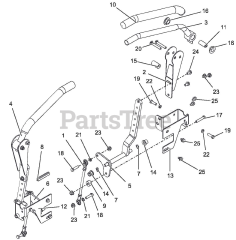 Gravely 991212 (Pro-Turn 52) - Gravely Pro-Turn 52" Zero-Turn Mower (SN: 050000 & Above)