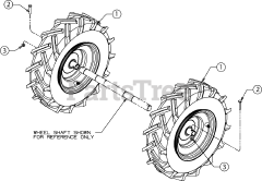 Troy-Bilt 21A-682T766 - Troy-Bilt Horse Rear-Tine Tiller (2018) Wheels