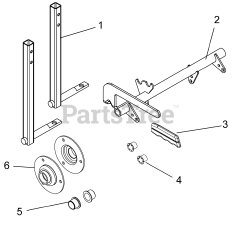 Ariens 515193 - Ariens XL Steering Brake Kit XL Brake Shaft