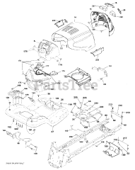 Poulan Pro PB GT 26H54 (960420111-01) - Poulan Pro Garden Tractor (2010-04)