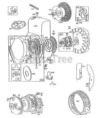 Briggs & Stratton 132452-4049-01 - Briggs & Stratton Horizontal Engine Blower Hsg,Rewind,Gear Case