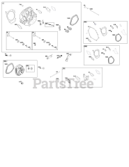 Briggs & Stratton 25T237-0330-H7 - Briggs & Stratton Horizontal Engine Cylinder Head Group
