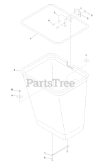 Exmark 135-2604 - Exmark Radius Ultra Vac Bagger (SN: 408644346 - 411294211) (Rev A) (2021)
