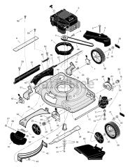 Murray 228610x50B - Murray 22" Walk-Behind Mower (2004) Mower Housing Assembly