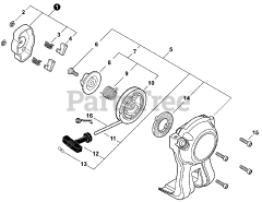 Echo PPF-225 - Echo Pole Saw (SN: E03214001001 - E03214999999) Starter
