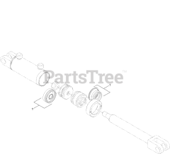 Toro 25501 E - Toro Backfill Blade Kit for RT1160 or RT1200 Trencher Hydraulic Cylinder Assembly No. 127-1799