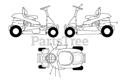Poulan Pro PB 301 (960220025-00) - Poulan Pro Lawn Tractor (2014-10) DECALS