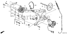Honda HS1336 I A (SBAJ) - Honda 36" Snow Blower, Made in Japan (SN: SBAJ-5000001 - SBAJ-9999999) CHUTER MOTOR
