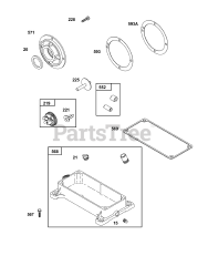 Briggs & Stratton 243431-3135-08 - Briggs & Stratton Horizontal Engine