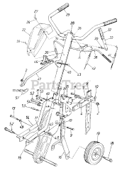 Yard Machines 21A-390-000 - Yard Machines Tiller (1998)