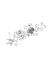 MTD 270-SU-11 - MTD Engine 270-SU-11 Cylinder Head