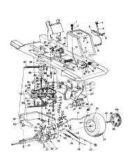 Yard Machines 13AB560B302 - Yard Machines Lawn Tractor (1997) (Builder's Square)