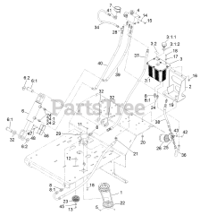 Exmark SAR481KA30 - Exmark 30" Stand-On Aerator, Kawasaki FS730V (SN: 312000000 - 312999999) (2012)