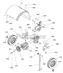 Simplicity 6014 VRT (1695922) - Simplicity Intermediate Tiller, 8hp