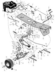 Briggs & Stratton 309005x10A - Briggs & Stratton 30" Rear-Engine Riding Mower (2001)