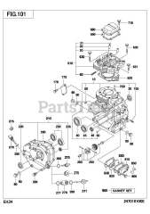 Subaru Robin EH340BS7640 (EH34) - Subaru Robin Engine 101 Crankcase